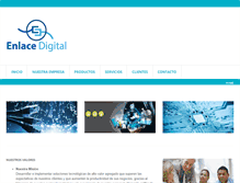 Tablet Screenshot of enlacedigital.com